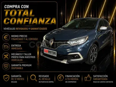 Begagnad Renault Captur Life 90 HK (66 kW) 2018 Blå SUV