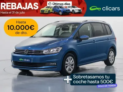 Usado VW Touran Advance 150 CV (110 kW) 2021 Azul Monovolumen