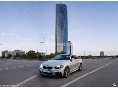 Usado BMW 220 190 CV (139 kW) 2017 Gris / plata Descapotable