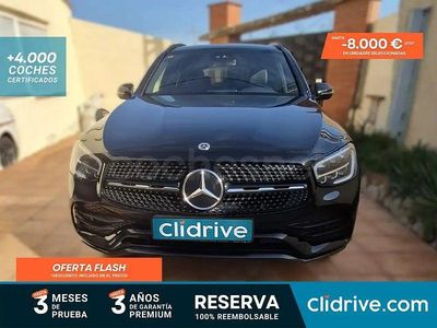 Usado Mercedes GLC300e 320 CV (235 kW) 2021 Negro SUV