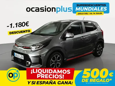 Usado Kia Picanto GT-Line 84 CV (61 kW) 2022 Gris Utilitario