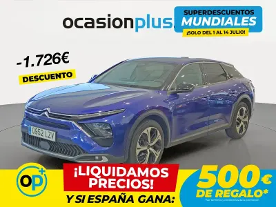 Usado Citroën C5 X Feel 130 CV (95 kW) 2022 Azul Familiar