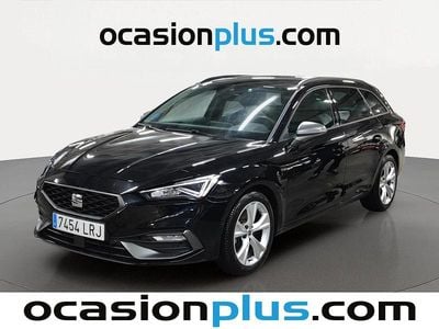 Usado Seat Leon FR 150 CV (110 kW) 2021 Negro Monovolumen