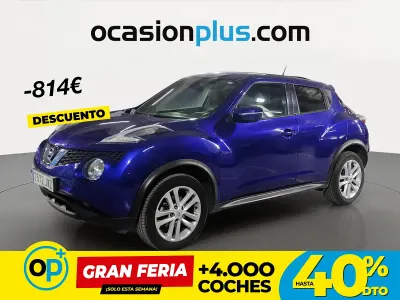 Usado Nissan Juke N-Connecta 115 CV (84 kW) 2017 Azul SUV