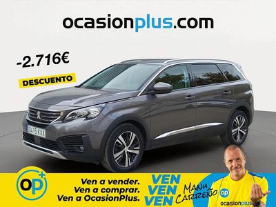 Usado Peugeot 5008 Allure 130 CV (95 kW) 2019 Gris SUV