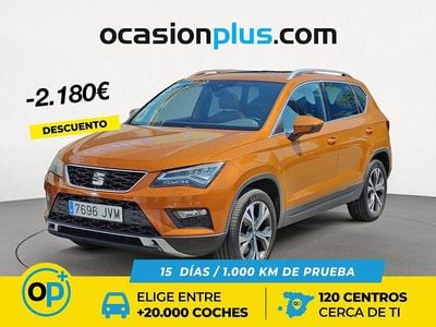 Usado Seat Ateca 4Drive 190 CV (139 kW) 2016 Naranja SUV
