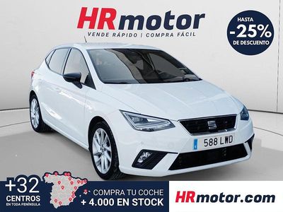 Usado Seat Ibiza FR 110 CV (80 kW) 2022 Blanco Utilitario
