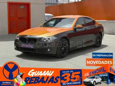Usado BMW 520 Comfort Edition 190 CV (139 kW) 2017 Naranja Berlina