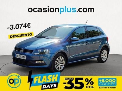 Usado VW Polo 75 CV (55 kW) 2017 Azul Utilitario
