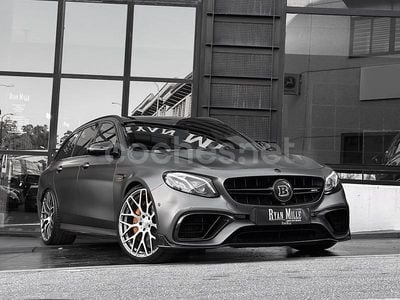 Usado Mercedes E63S AMG 612 CV (450 kW) 2017 Gris / plata Familiar