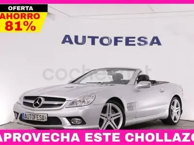 Usado Mercedes SL500 388 CV (285 kW) 2011 Gris / plata Descapotable