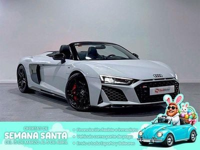 Usado Audi R8 Spyder Performance 620 CV (456 kW) 2019 Blanco Descapotable