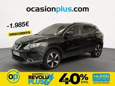Usado Nissan Qashqai N-Connecta 110 CV (80 kW) 2016 Negro SUV