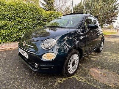 Usado Fiat 500C Lounge 69 CV (50 kW) 2019 Azul Descapotable