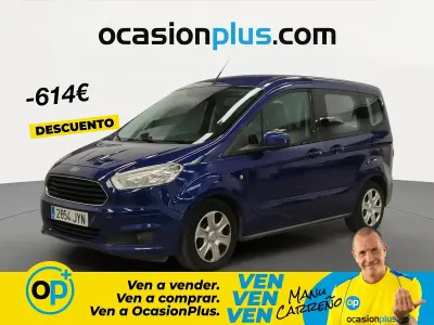 Usado Ford Tourneo Courier Trend 75 CV (55 kW) 2017 Azul Monovolumen