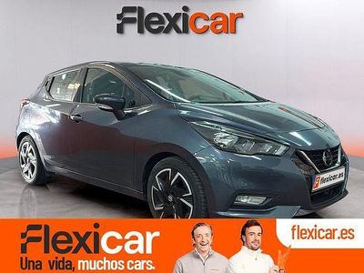 Usado Nissan Micra Acenta 92 CV (67 kW) 2021 Granate Utilitario