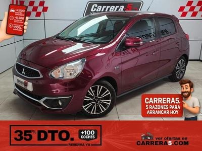 Maroon Usado 2018 Mitsubishi Space Star Berlina | 9500 € (Precio justo)