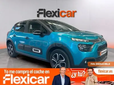 Usado Citroën C3 Feel 83 CV (61 kW) 2022 Azul Utilitario