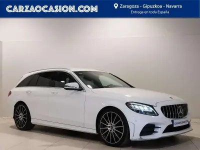 Usado Mercedes C220 194 CV (142 kW) 2018 Blanco Familiar