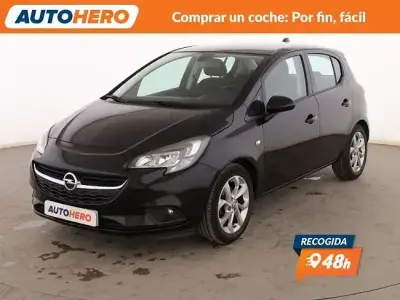 Usado Opel Corsa Selective 90 CV (66 kW) 2017 Negro Utilitario