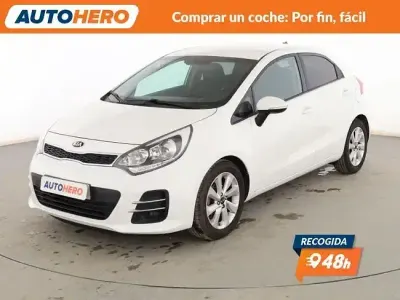 Usado Kia Rio 85 CV (62 kW) 2016 Blanco Utilitario