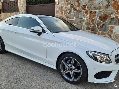 Usado Mercedes C220 170 CV (125 kW) 2017 Blanco Coupe
