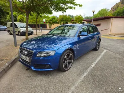 Usado Audi A4 S-Line 143 CV (105 kW) 2008 Azul Familiar