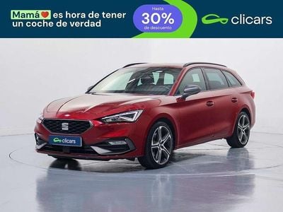 Brugt Seat Leon ST FR 150 HK (110 kW) 2021 Rød Stationcar