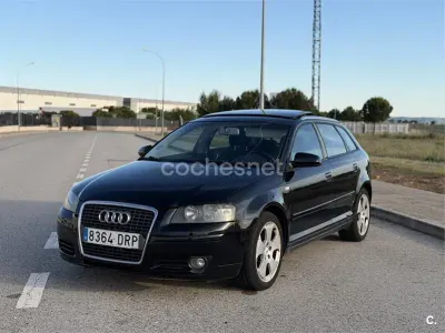 Usado Audi A3 Ambiente 140 CV (102 kW) 2005 Negro Utilitario