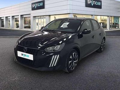 Usado Peugeot 208 Active 101 CV (74 kW) 2024 Negro Utilitario