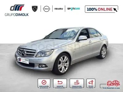 Usado Mercedes C220 Avantgarde 170 CV (125 kW) 2009 Gris / plata Berlina
