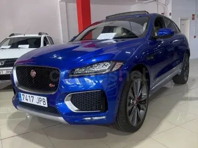 Usado Jaguar F-Pace R-Sport 300 CV (220 kW) 2016 Azul SUV