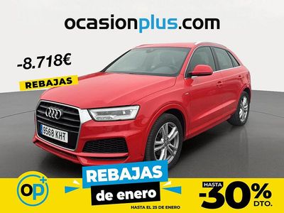 Rojo Usado 2018 Audi Q3 Sport SUV | 23.300 € (Precio justo)