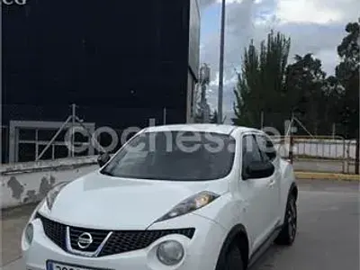 Usado Nissan Juke N-TEC 110 CV (80 kW) 2014 Blanco SUV