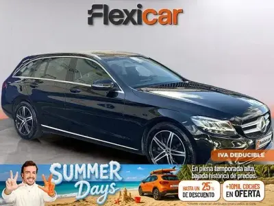 Usado Mercedes C200 184 CV (135 kW) 2020 Negro Familiar