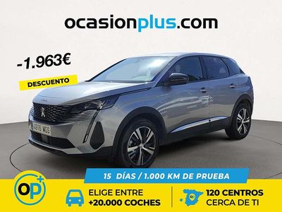Usado Peugeot 3008 Allure 130 CV (95 kW) 2023 Gris SUV