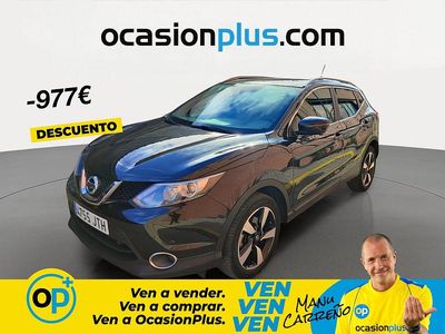 Usado Nissan Qashqai N-Connecta 110 CV (80 kW) 2016 Negro SUV