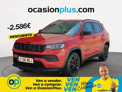 Usado Jeep Compass Night Eagle 130 CV (95 kW) 2023 Rojo SUV