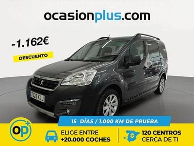 Usado Peugeot Partner 100 CV (73 kW) 2018 Gris
