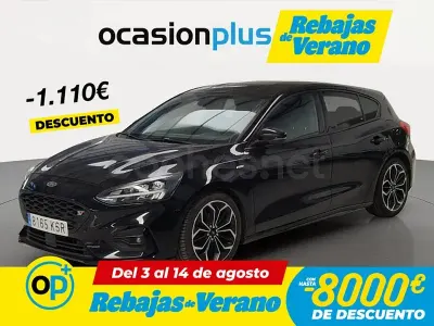Usado Ford Focus ST-Line 120 CV (88 kW) 2018 Negro Berlina