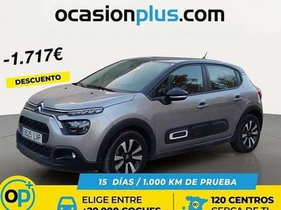 Usado Citroën C3 Feel 82 CV (60 kW) 2021 Plateado Utilitario