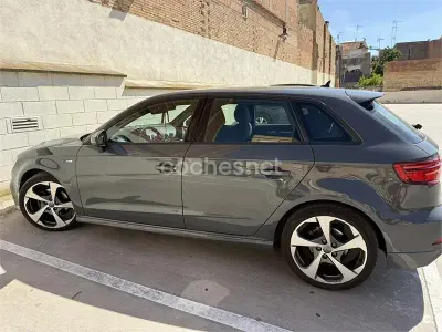Usado Audi A3 S-Line 116 CV (85 kW) 2018 Gris / plata Berlina
