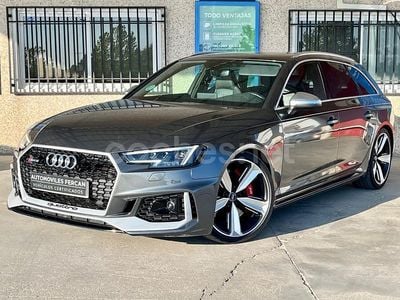 Usado Audi RS4 Exclusive 450 CV (330 kW) 2018 Gris / plata Familiar