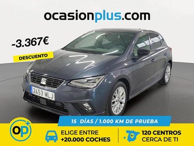 Usado Seat Ibiza FR 110 CV (80 kW) 2023 Gris Berlina