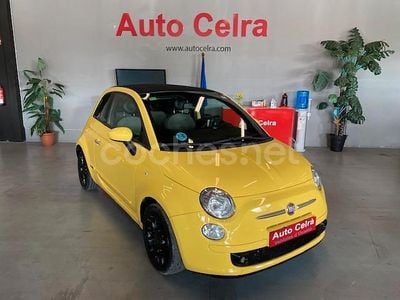 Usado Fiat 500C 85 CV (62 kW) 2011 Amarillo Descapotable