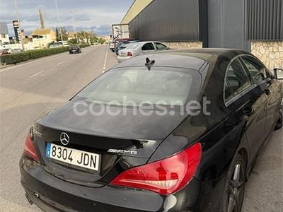 Usado Mercedes CLA220 AMG line 170 CV (125 kW) 2015 Negro Berlina