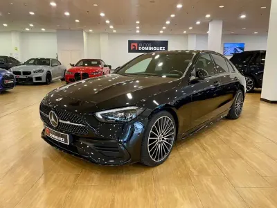 Usado Mercedes C220 200 CV (147 kW) 2023 Negro Berlina