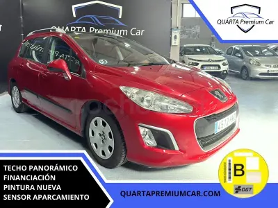 Usado Peugeot 308 SW Active 92 CV (67 kW) 2012 Granate Familiar