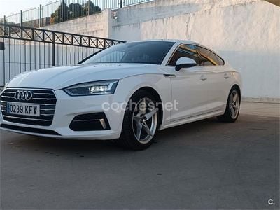 Usado Audi A5 Sportback Sport 150 CV (110 kW) 2017 Blanco Utilitario