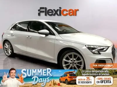 Usado Audi A3 Sportback 150 CV (110 kW) 2021 Blanco Utilitario